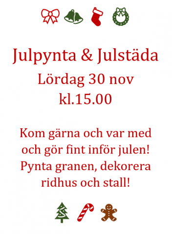 Julpynta & Julstäda