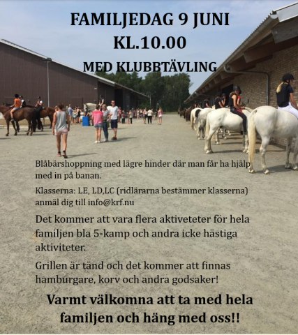 FAMILJEDAG 9 JUNI
